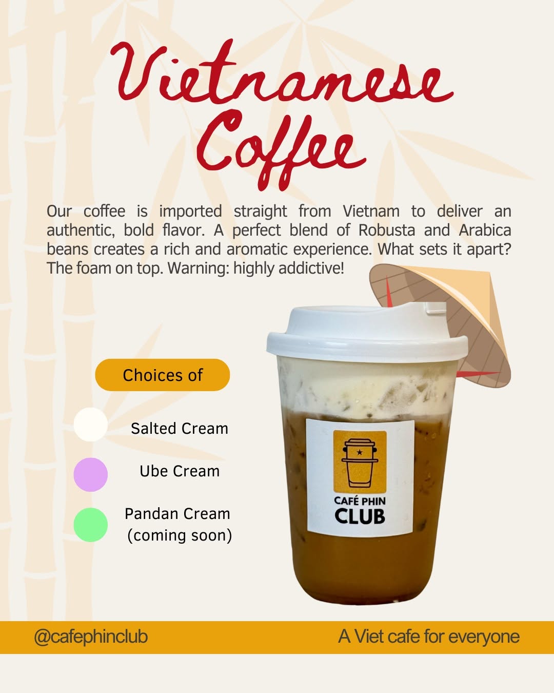 Salted Coffee Menu